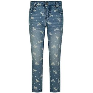 SALT AND PEPPER AOP Horses Jeans, voor meisjes, lichtblauw, normaal, lichtblauw, 92 cm