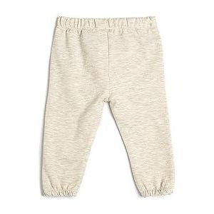 Koton Babyboy Jogger Basic Sweatpants Elastische Tailleband Katoen, Beige (050), 4-5 Jahre