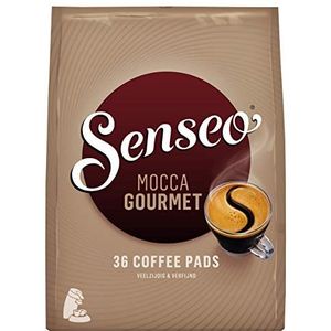 SENSEO Koffiepads Mocca (360 Pads - Intensiteit 04/09 - Light Roast Veelzijdige Koffie met Hinten van Cacao) - 10 x 36 SENSEO Pads