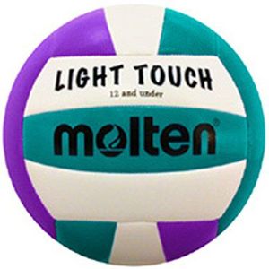 Molten MS240-3 Light Touch Volleybal, Paars/Aqua