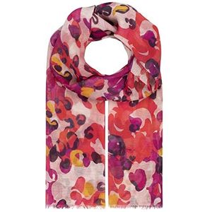 APART Fashion dames sjaal, fuchsia-meerkleurig, Eén Maat