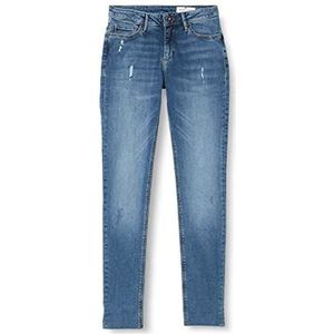 Cross Jeans dames Alan jeans, smoked blue destroyed, normaal, Smoked Blue Destroyed, 28W x 36L