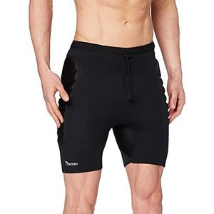 Precision Training Neopreen Gewatteerde Goal-Keeping Shorts - Zwart/Rood, Klein