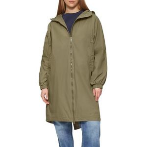 Regular Fit - Trenchcoat - Katoen - Ronde Hals - Langemouwen - Steekzakken