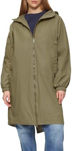 Regular Fit - Trenchcoat - Katoen - Ronde Hals - Langemouwen - Steekzakken