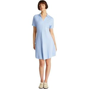 Tommy Hilfiger - Lyocell Open-nk F&F - Polojurk - Blauw - Dames