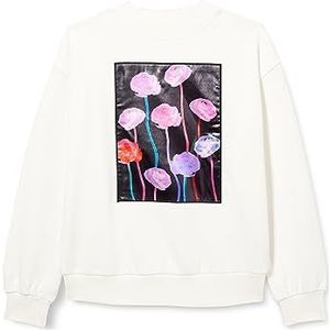 s.Oliver Sweatshirt voor meisjes, wit, 152 cm