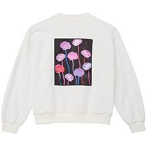 s.Oliver Sweatshirt voor meisjes, wit, 140 cm