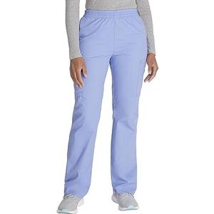 Dickies Women's Signature Elastic Waist Scrubs Pant, Ceil Blue, Small