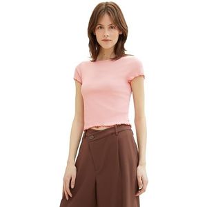 TOM TAILOR Denim T-shirt voor dames, 21171 - Bubble Gum Pink, XL