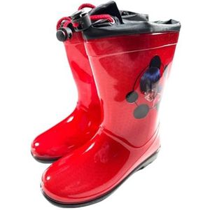 Lieveheersbeestjelaars, stijlvolle kinderlaarzen, lieveheersbeestjeontwerp, perfect voor het herfst-winterseizoen, Rood, 28