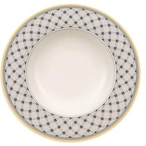6x Villeroy & Boch Audun Promenade, Bord, Geel, Grijs