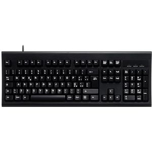 Perixx PERIBOARD-106 Italiaans USB-toetsenbord - Volledige grootte - USB met kabel - Italiaanse QWERTY-lay-out - Zwart