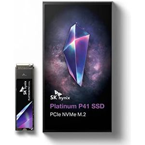 SK Hynix Platinum P41 interne SSD PCIe NVMe Gen4 M.2 2280 PS5, tot 7000 MB/s, gaming SSD met 176 lagen NAND Flash