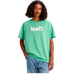 Levi's Ss Relaxed Fit Tee T-Shirt heren, Poster Logo Peppermint, XXS