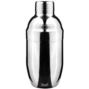 Salvinelli COBBLER Shaker Cocktail roestvrij staal 18/10, Shaker Barman 50 cl, Made in Italy, gepolijst oppervlak.