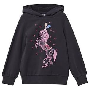 Sweatshirt - Glitterprint - Geborstelde Katoenmix - Comfortabel
