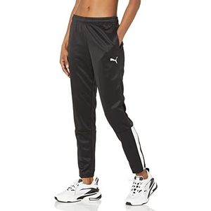 PUMA Teamliga Trainingsbroek voor dames, Puma Black-Puma wit., S