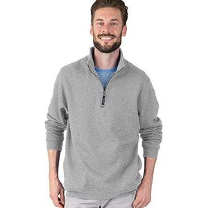 Charles River Apparel Unisex-Adult's Crosswind Quarter Zip Sweatshirt (Regular & Big-Tall Sizes), Oxford Grey, XL