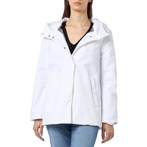 Geox Woman W NAHALA JACKETS BRILLIANT WITE_46, Briljant White, 40