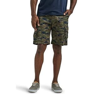 Lee Men's Extreme Motion Carolina Cargo Short, Traditional Camo, 36