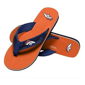 FOCO Houston Texanen pailletten Flip Flop-Womens klein