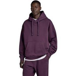 G-STAR RAW Heren Essential Unisex Loose Hoodie Sweats, Paars (Lt Maze D22994-d395-8880), XS