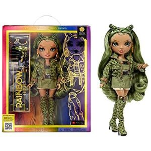 Rainbow High Fashion Doll - OLIVIA WOODS - Camo Green Doll - Modieuze Outfit & 10+ Kleurrijke Speelaccessoires - Voor Verzamelaars en Kinderen van 4-12 jr
