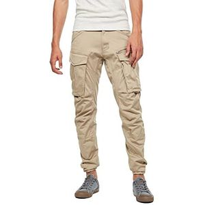 G-Star Raw heren broek Rovic Zip 3D Straight Tapered, beige (dons 5126-239)., 33W / 32L