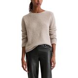 Regular fit gebreide pullover van scheerwolmix met alpaca