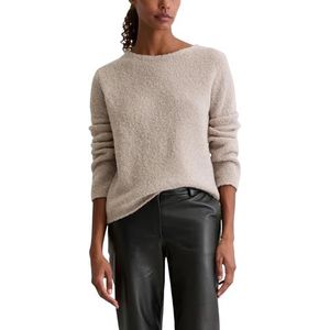 Regular fit gebreide pullover van scheerwolmix met alpaca