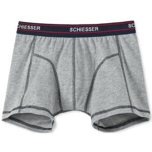 Schiesser Hip-retro onderbroek voor jongens, grijs gemêleerd (202), 164 cm
