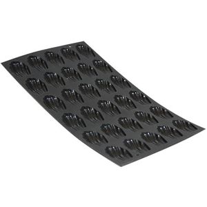 DeBuyer Vormen, siliconen, zwart, 27,9 x 20,1 x 10,9 cm