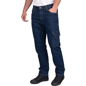 Lee Cooper Werkkleding Veiligheid Carpenter Stretch Denim Jeans Werkbroek, Lichtblauw, 38W/31R