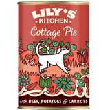 Lily's Kitchen Natvoer voor Volwassen Honden 6 x Tins 400g - Lam Cottagepie
