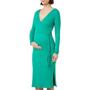 MAMALICIOUS Dames MLROSINA TESS L/S JRS MIDI Dress 2F A. Jurk, Pepper Green, XL, pepper green, XL
