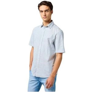 Wrangler - Shirt - Katoen - Met Korte Mouwen