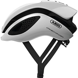 ABUS GameChanger Racefiets Helm - Aerodynamische Fietshelm met Optimale Ventilatie-eigenschappen voor Dames en Heren - Wit, Maat S