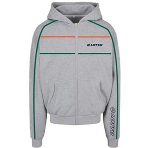 AMERICAN COLLEGE USA Lotto Sweatshirt met capuchon, kleur sportkleding voor jongens, Grijs, 12 Jaren