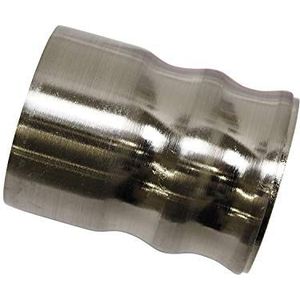 Gardinia eindknop, aluminium, roestvrij stalen look, windsor kap, 2