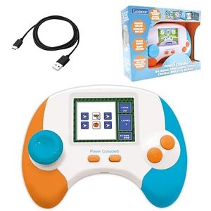 Lexibook, Power Console®, JCG100i1 tweetalige educatieve spelconsole Frans/Engels met 100 activiteiten