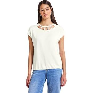 Street One Linnen look shirt voor dames, off-white, 38