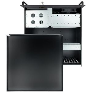 Rack-406N-USB3 4U 19 inch ATX rack-behuizing zwart zonder voeding (SIN FA) Ideaal voor serverconfiguraties