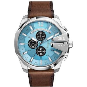 Diesel Reloj para hombre Mega Chief de de acero inoxidable con cronógrafo, DZ4657