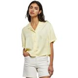 Urban Classics - Blouse - Pasteelgeel - Klassieke Blouse - Losvallend Model