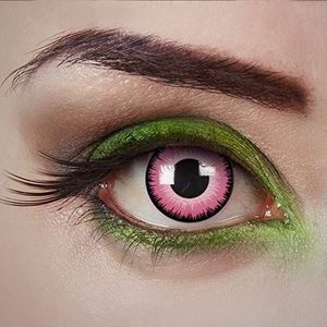 aricona Kontaktlinsen - Roze contactlenzen kleurlenzen zonder sterkte - Gekleurde contactlenzen voor carnaval, cosplay, 2 stuks