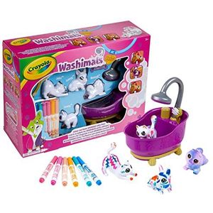 Crayola Washimals Pets Tub Navulling, Kleur en Was Je Kleine Huisdieren, Ideaal Als Cadeau, Geschikt Voor Kinderen Vanaf 3 Jaar, 74-7453