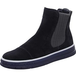 ARA Frisco enkellaarsjes voor dames, blauw, antraciet, 40 EU Breed
