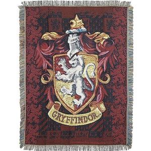 Northwest Geweven tapijt gooien deken, 48 x 60 inch, Griffoendor Shield