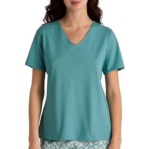 CALIDA Favourites T-shirt voor dames, van 100% supima-katoen, Bristol Blue, 36-38